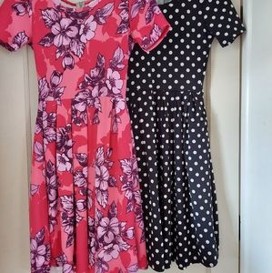 TWO DRESS DEAL! LuLaRoe Amelia dresses